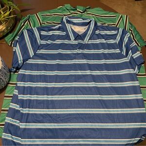 2 KS Sport Polo Shirts Mens Big & Tall Sz 4XL Casual Summer Golf Top